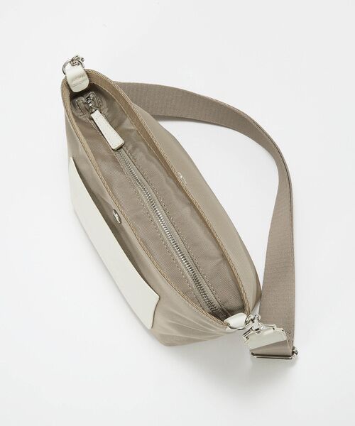 TOPKAPI / トプカピ ショルダーバッグ | 【Breath TOPKAPI sis】【WEB限定】ナイロン レザーポケット ミニ ショルダーバッグ 軽量 / CALM カーム　 | 詳細16