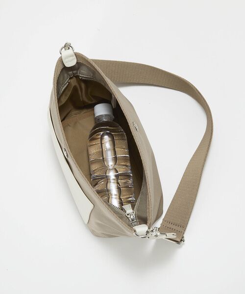 TOPKAPI / トプカピ ショルダーバッグ | 【Breath TOPKAPI sis】【WEB限定】ナイロン レザーポケット ミニ ショルダーバッグ 軽量 / CALM カーム　 | 詳細18