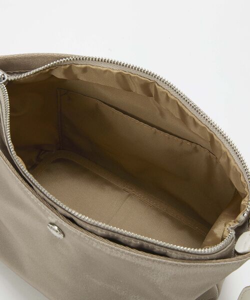 TOPKAPI / トプカピ ショルダーバッグ | 【Breath TOPKAPI sis】【WEB限定】ナイロン レザーポケット ミニ ショルダーバッグ 軽量 / CALM カーム　 | 詳細19