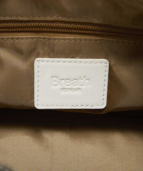 TOPKAPI / トプカピ ショルダーバッグ | 【Breath TOPKAPI sis】【WEB限定】ナイロン レザーポケット ミニ ショルダーバッグ 軽量 / CALM カーム　 | 詳細21