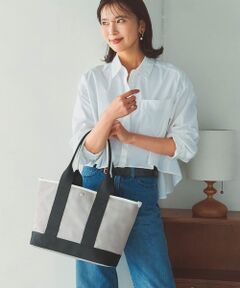 TOPKAPI / トプカピ トートバッグ | 【Breath TOPKAPI sis】【WEB限定】ナイロン ロングハンドル トートバッグ A4 / 軽量 / 肩掛け / SCOTCH GRAIN スコッチグレイン 