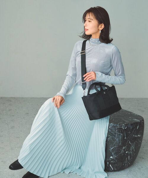 TOPKAPI / トプカピ トートバッグ | 【Breath TOPKAPI sis】【WEB限定】 ナイロン ミニ トートバッグ ショルダー付き 軽量 / SCOTCH GRAIN スコッチグレイン | 詳細2