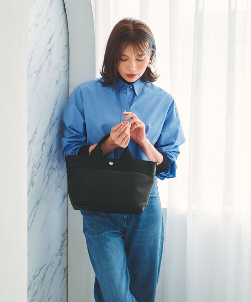 TOPKAPI / トプカピ トートバッグ | 【Breath TOPKAPI sis】【WEB限定】ナイロン トート バッグ ショルダー付き 軽量 / RIPPLE リプル  | 詳細1