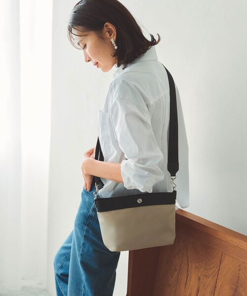 TOPKAPI / トプカピ ショルダーバッグ | 【Breath TOPKAPI sis】【WEB限定】ナイロン 舟形 ショルダーバッグ 軽量 / RIPPLE リプル  | 詳細6