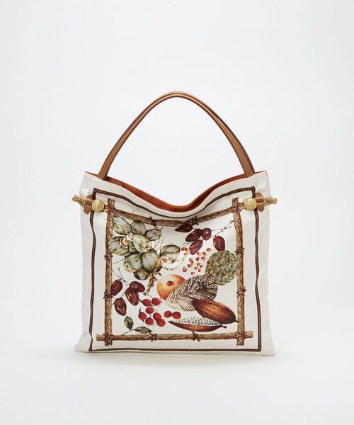 TOPKAPI / トプカピ トートバッグ | 【26SS】【TREASURE TOPKAPI】マイルドサテン スカーフ柄 トートバッグ | 詳細1