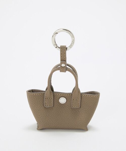 TOPKAPI / トプカピ キーホルダー・ストラップ | 【Breath TOPKAPI】ELAN エラン シュリンクレザー トート型チャーム  | 詳細3