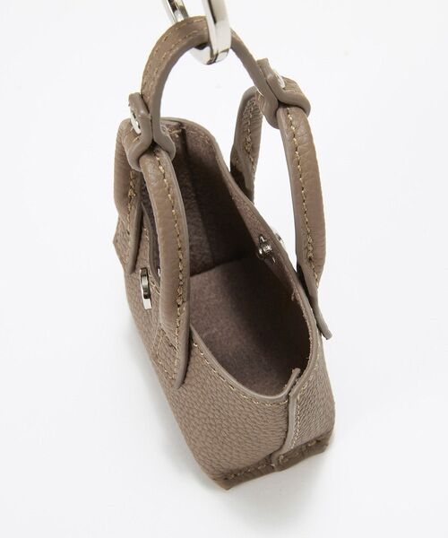 TOPKAPI / トプカピ キーホルダー・ストラップ | 【Breath TOPKAPI】ELAN エラン シュリンクレザー トート型チャーム  | 詳細8