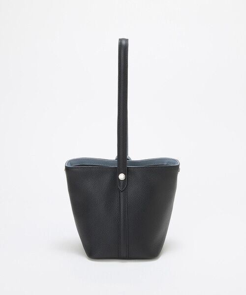 TOPKAPI / トプカピ ショルダーバッグ | 【Breath TOPKAPI】DUAL デュアル シュリンクレザー バイカラー 2way ワンハンドル ショルダーバッグ チャーム付き  | 詳細3