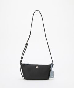 TOPKAPI / トプカピ ショルダーバッグ | 【Breath TOPKAPI】DUAL デュアル シュリンクレザー バイカラー ミニ ショルダーバッグ チャーム付き 