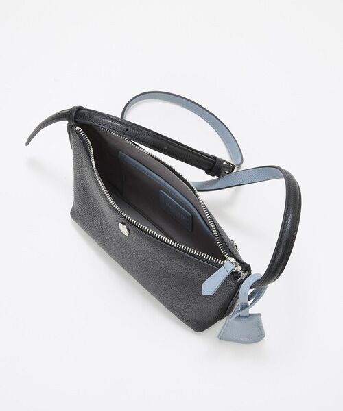 TOPKAPI / トプカピ ショルダーバッグ | 【Breath TOPKAPI】DUAL デュアル シュリンクレザー バイカラー ミニ ショルダーバッグ チャーム付き  | 詳細3