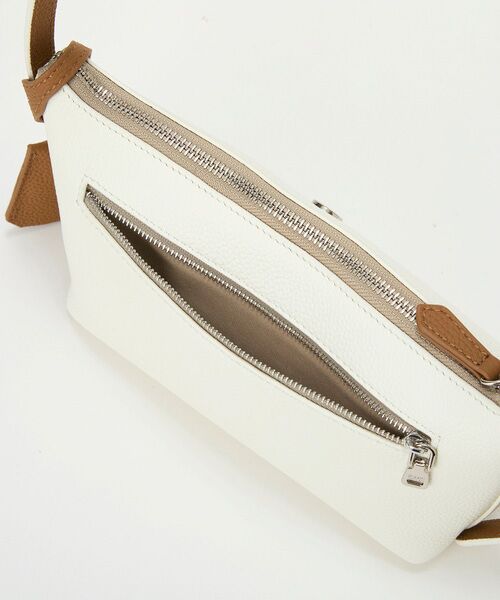 TOPKAPI / トプカピ ショルダーバッグ | 【Breath TOPKAPI】DUAL デュアル シュリンクレザー バイカラー ミニ ショルダーバッグ チャーム付き  | 詳細13