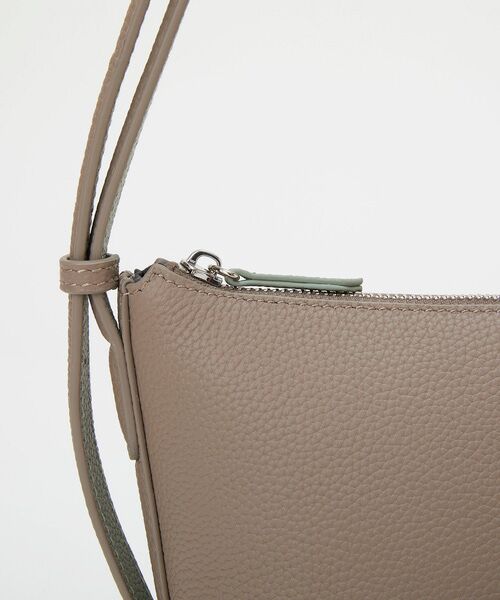 TOPKAPI / トプカピ ショルダーバッグ | 【Breath TOPKAPI】DUAL デュアル シュリンクレザー バイカラー ミニ ショルダーバッグ チャーム付き  | 詳細21