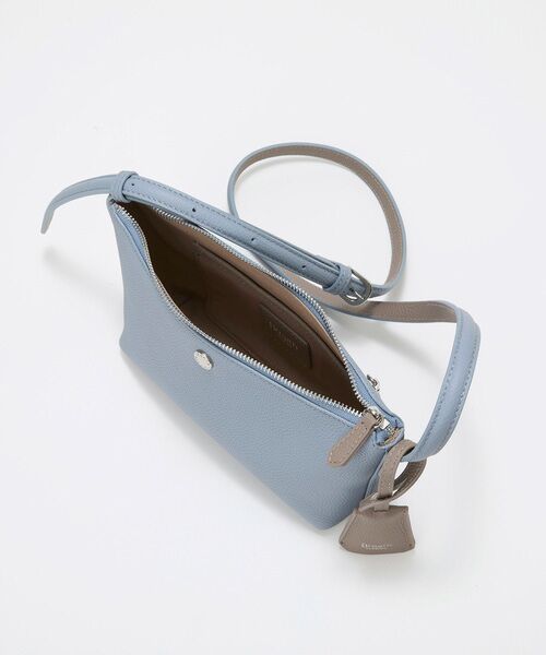 TOPKAPI / トプカピ ショルダーバッグ | 【Breath TOPKAPI】DUAL デュアル シュリンクレザー バイカラー ミニ ショルダーバッグ チャーム付き  | 詳細25