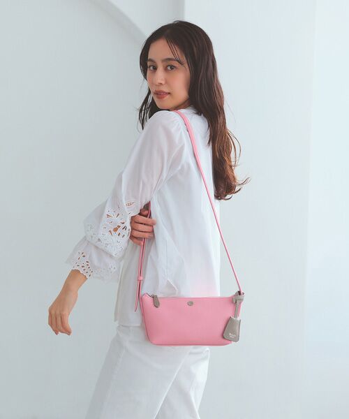 TOPKAPI / トプカピ ショルダーバッグ | 【Breath TOPKAPI】DUAL デュアル シュリンクレザー バイカラー ミニ ショルダーバッグ チャーム付き  | 詳細26