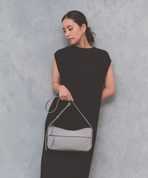 TOPKAPI / トプカピ ショルダーバッグ | 【Breath TOPKAPI】SUPPLE サプル シボレザー スワローマチ ワイド ショルダーバッグ | 詳細3