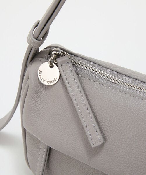 TOPKAPI / トプカピ ショルダーバッグ | 【Breath TOPKAPI】SUPPLE サプル シボレザー スワローマチ ワイド ショルダーバッグ | 詳細13