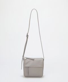 TOPKAPI / トプカピ ショルダーバッグ | 【Breath TOPKAPI】SUPPLE サプル シボレザー スワローマチ スクエア ミニ ショルダーバッグ