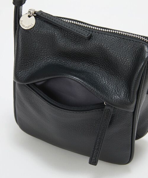 TOPKAPI / トプカピ ショルダーバッグ | 【Breath TOPKAPI】SUPPLE サプル シボレザー スワローマチ スクエア ミニ ショルダーバッグ | 詳細11