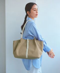 TOPKAPI / トプカピ トートバッグ | 【TREASURE TOPKAPI】ナイロン センターベルト トートバッグ　A4 / 軽量 / 肩掛け