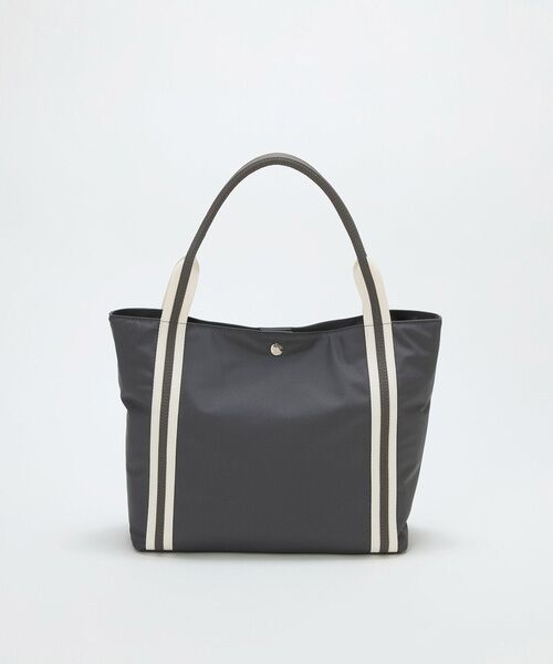 TOPKAPI / トプカピ トートバッグ | 【TREASURE TOPKAPI】ソフトタッチ テープハンドル トートバッグ　A4 / 軽量 / 肩掛け（チャコールグレー）