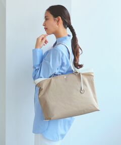 TOPKAPI / トプカピ トートバッグ | 【Breath TOPKAPI】MORPH モーフ リンクルナイロン トートバッグ チャーム付き　A4 / 超軽量