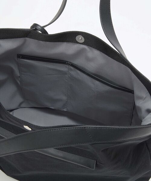 TOPKAPI / トプカピ トートバッグ | 【Breath TOPKAPI】MORPH モーフ リンクルナイロン トートバッグ チャーム付き　A4 / 超軽量 | 詳細12