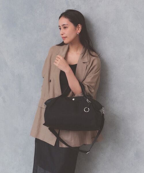 TOPKAPI / トプカピ トートバッグ | 【Breath TOPKAPI】MORPH モーフ リンクルナイロン 2way ワイド トートバッグ チャーム付き　軽量 | 詳細1