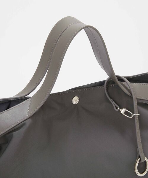 TOPKAPI / トプカピ トートバッグ | 【Breath TOPKAPI】MORPH モーフ リンクルナイロン 2way ワイド トートバッグ チャーム付き　軽量 | 詳細11