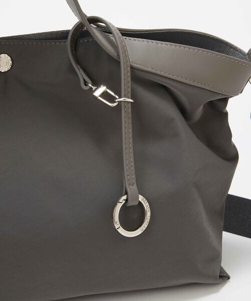TOPKAPI / トプカピ トートバッグ | 【Breath TOPKAPI】MORPH モーフ リンクルナイロン 2way ワイド トートバッグ チャーム付き　軽量 | 詳細13
