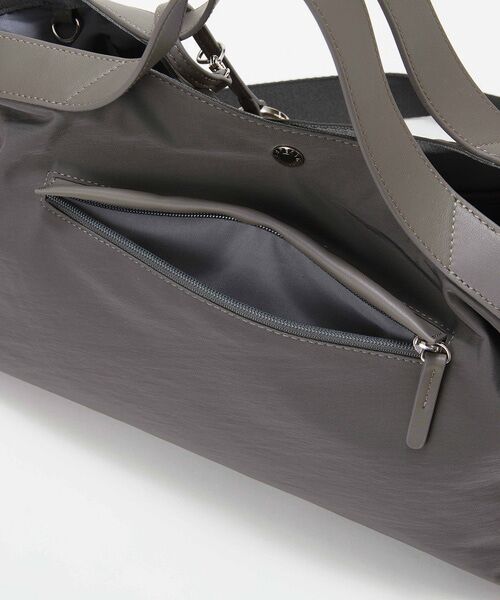 TOPKAPI / トプカピ トートバッグ | 【Breath TOPKAPI】MORPH モーフ リンクルナイロン 2way ワイド トートバッグ チャーム付き　軽量 | 詳細15