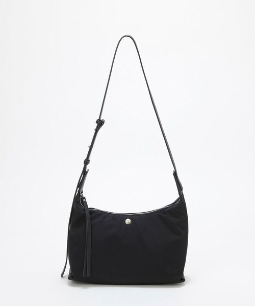 TOPKAPI / トプカピ ショルダーバッグ | 【Breath TOPKAPI】MORPH モーフ リンクルナイロン ショルダーバッグ　軽量 （ブラック）