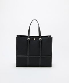 TOPKAPI / トプカピ トートバッグ | 【Breath TOPKAPI】FRAME フレーム レザーベルト スクエア トートバッグ　A4 / 軽量