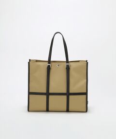 TOPKAPI / トプカピ トートバッグ | 【Breath TOPKAPI】FRAME フレーム レザーベルト スクエア トートバッグ　A4 / 軽量