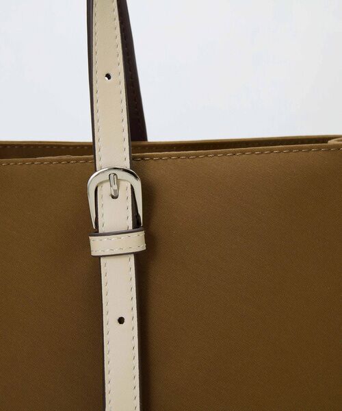 TOPKAPI / トプカピ トートバッグ | 【Breath TOPKAPI】FRAME フレーム レザーベルト スクエア トートバッグ　A4 / 軽量 | 詳細9