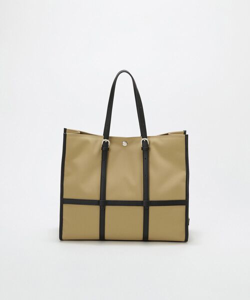 TOPKAPI / トプカピ トートバッグ | 【Breath TOPKAPI】FRAME フレーム レザーベルト スクエア トートバッグ　A4 / 軽量 | 詳細14