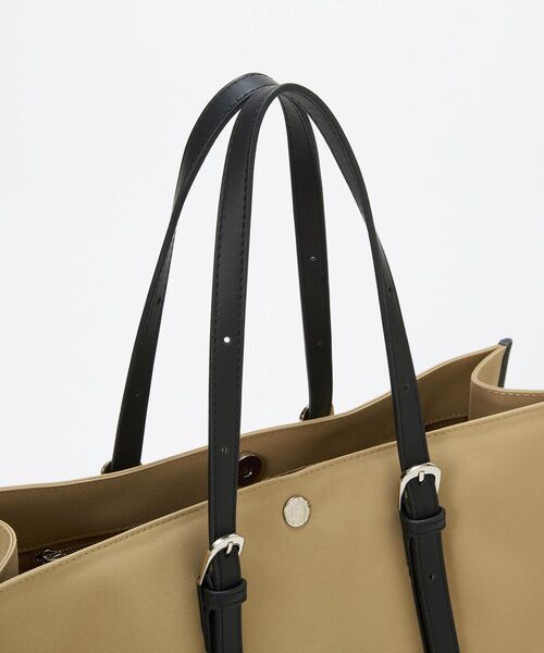 TOPKAPI / トプカピ トートバッグ | 【Breath TOPKAPI】FRAME フレーム レザーベルト スクエア トートバッグ　A4 / 軽量 | 詳細16