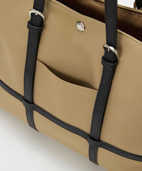 TOPKAPI / トプカピ トートバッグ | 【Breath TOPKAPI】FRAME フレーム レザーベルト スクエア トートバッグ　A4 / 軽量 | 詳細18