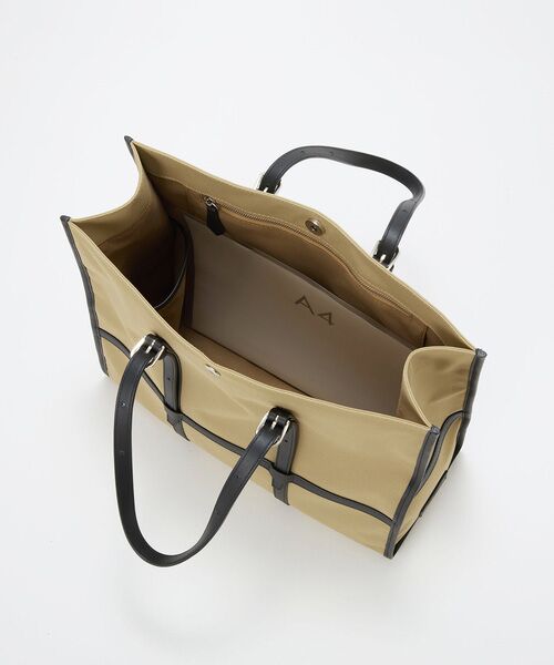 TOPKAPI / トプカピ トートバッグ | 【Breath TOPKAPI】FRAME フレーム レザーベルト スクエア トートバッグ　A4 / 軽量 | 詳細25