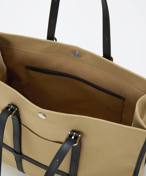 TOPKAPI / トプカピ トートバッグ | 【Breath TOPKAPI】FRAME フレーム レザーベルト スクエア トートバッグ　A4 / 軽量 | 詳細26