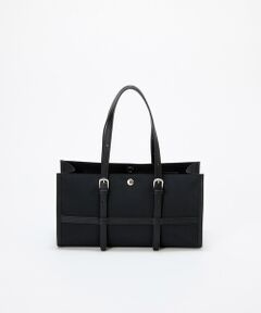 TOPKAPI / トプカピ トートバッグ | 【Breath TOPKAPI】FRAME フレーム レザーベルト ワイド ミニ トートバッグ