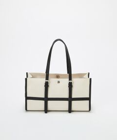 TOPKAPI / トプカピ トートバッグ | 【Breath TOPKAPI】FRAME フレーム レザーベルト ワイド ミニ トートバッグ