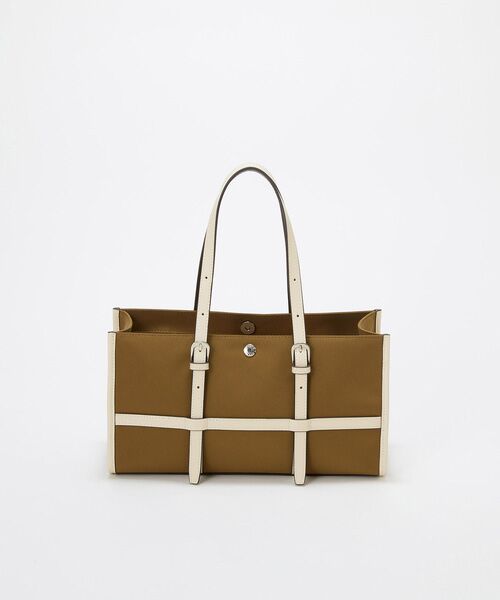 TOPKAPI / トプカピ トートバッグ | 【Breath TOPKAPI】FRAME フレーム レザーベルト ワイド ミニ トートバッグ | 詳細5