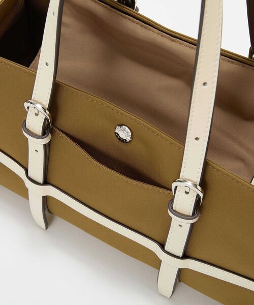 TOPKAPI / トプカピ トートバッグ | 【Breath TOPKAPI】FRAME フレーム レザーベルト ワイド ミニ トートバッグ | 詳細13