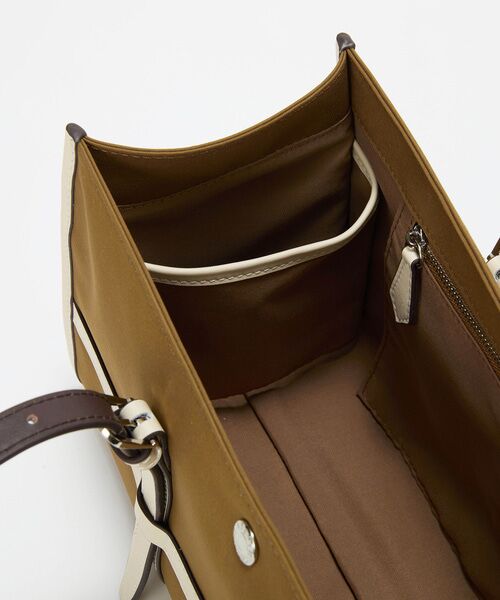 TOPKAPI / トプカピ トートバッグ | 【Breath TOPKAPI】FRAME フレーム レザーベルト ワイド ミニ トートバッグ | 詳細18