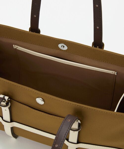 TOPKAPI / トプカピ トートバッグ | 【Breath TOPKAPI】FRAME フレーム レザーベルト ワイド ミニ トートバッグ | 詳細20