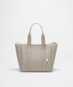 TOPKAPI / トプカピ トートバッグ | 【Breath TOPKAPI】SCOTCH GRAIN スコッチグレイン ロングハンドル ボックス トートバッグ チャーム付き　A4 / 2way　