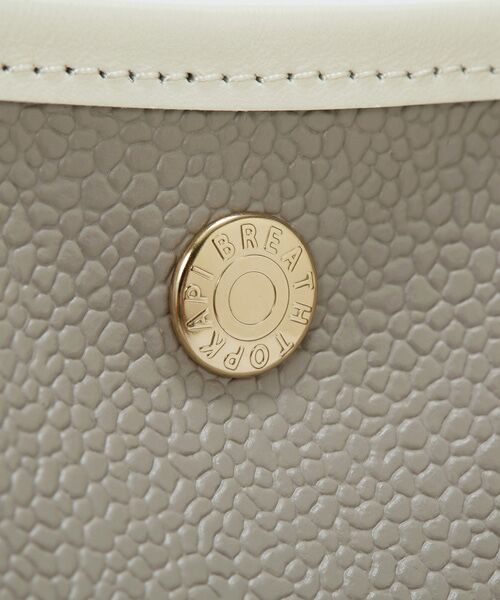 TOPKAPI / トプカピ トートバッグ | 【Breath TOPKAPI】SCOTCH GRAIN スコッチグレイン ロングハンドル ボックス トートバッグ チャーム付き　A4 / 2way　 | 詳細10