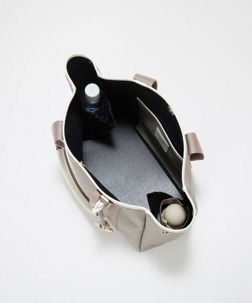 TOPKAPI / トプカピ トートバッグ | 【Breath TOPKAPI】SCOTCH GRAIN スコッチグレイン ロングハンドル ボックス トートバッグ チャーム付き　A4 / 2way　 | 詳細18