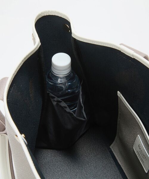 TOPKAPI / トプカピ トートバッグ | 【Breath TOPKAPI】SCOTCH GRAIN スコッチグレイン ロングハンドル ボックス トートバッグ チャーム付き　A4 / 2way　 | 詳細19