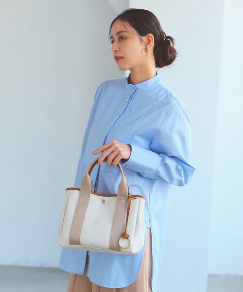 TOPKAPI / トプカピ トートバッグ | 【Breath TOPKAPI】SCOTCH GRAIN スコッチグレイン 2way ミニ トートバッグ チャーム付き　 | 詳細1